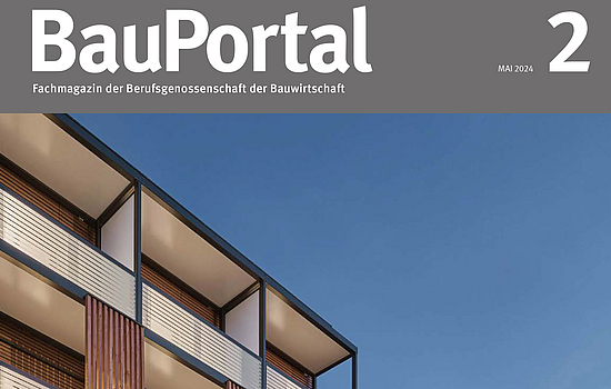 Titelbild BauPortal Ausgabe 2-2024: Deutschlands größtes Bauprojekt aus Holzmodulen